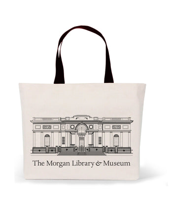 Morgan Library Architecture Tote Bag