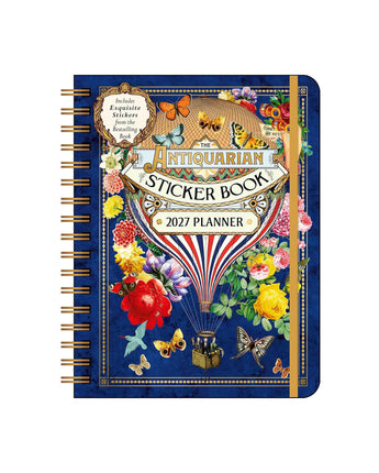 The Antiquarian Sticker Book 2027 Monthly/Weekly Planner Calendar