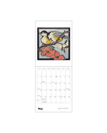 Arts & Crafts Tiles: Made by Motawi Tileworks 2027 Mini Wall Calendar