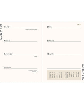 Persian Grove 2027 Weekly Planner