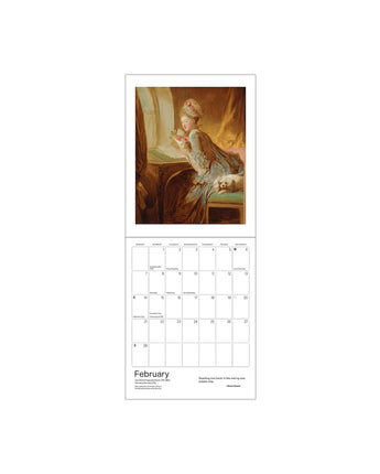 The Reading Woman 2027 Mini Wall Calendar