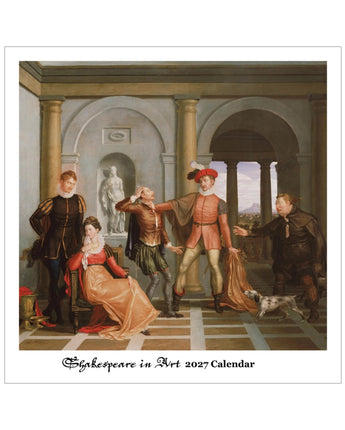 Shakespeare in Art 2027 Wall Calendar