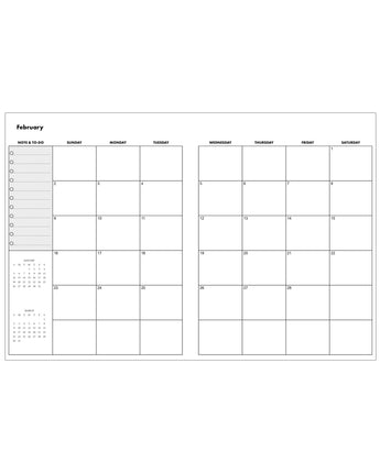 New York Map 2027 Large Daily Planner