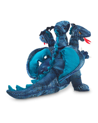 Three-Headed Dragon Plush Puppet