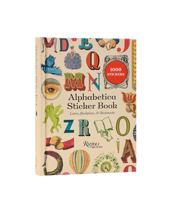 Alphabetica Sticker Book: Letters, Bookplates, and Bookmarks