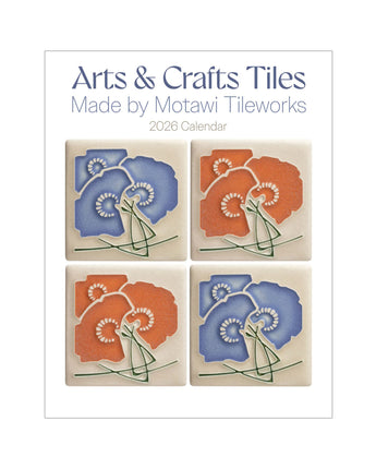 Arts & Crafts Tiles: Made by Motawi Tileworks 2026 Mini Wall Calendar