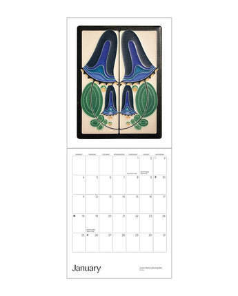 Arts & Crafts Tiles: Made by Motawi Tileworks 2026 Mini Wall Calendar