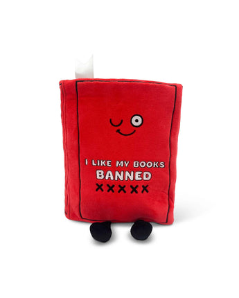 I Like My Books Banned Book Plush