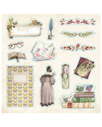 Bibliophilia Ephemera Sticker Book