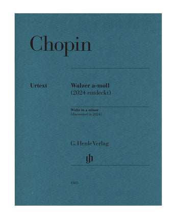 Chopin Waltz A Minor with Facsimile