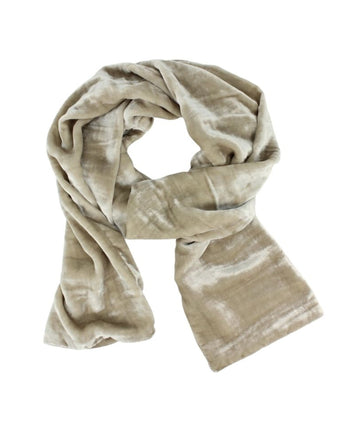 Champagne Velvet Scarf