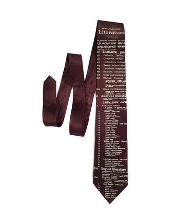 Dewey Decimal Silk Tie