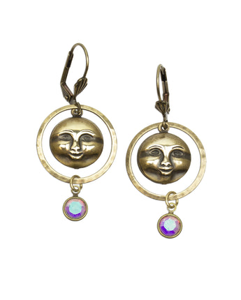 Man in the Moon Earrings