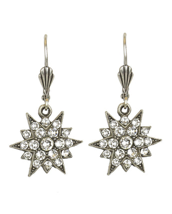 Crystal Starburst Earrings