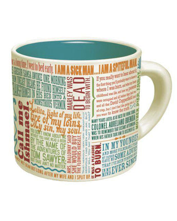 First Lines of Literature Mug