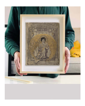 The Raven Framed Book Cover Print