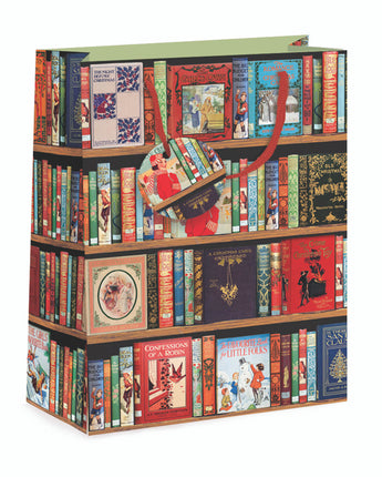 Christmas Bookshelf Gift Bag