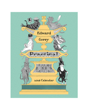 Edward Gorey: Practical Cats 2026 Mini Wall Calendar