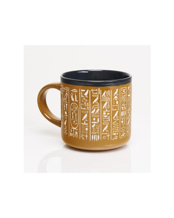 Hieroglyphics Hand-carved Mug