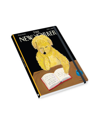 Dog Reading New Yorker Cover Notebook