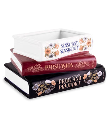 Jane Austen Book Stack Planter