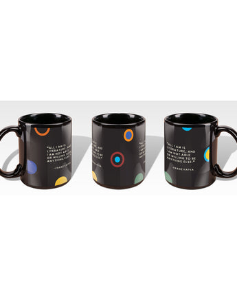 All I Am is Literature Kafka Quote Mug