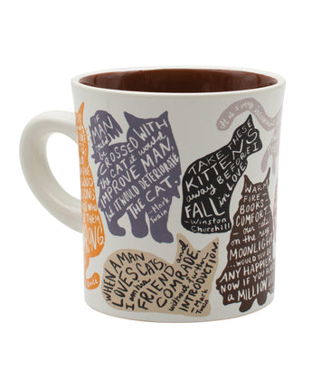 Literary Cat Mug