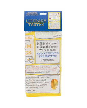 Literary Tastes Tea Towel