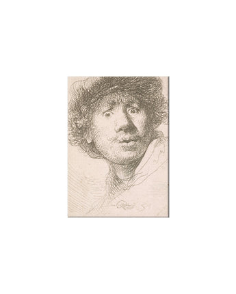 Rembrandt: Self Portrait in a Cap Magnet