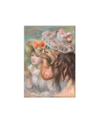 Renoir: The Flowered Hat Magnet