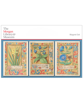 Floral Book of Hours Set of 3 Magnets