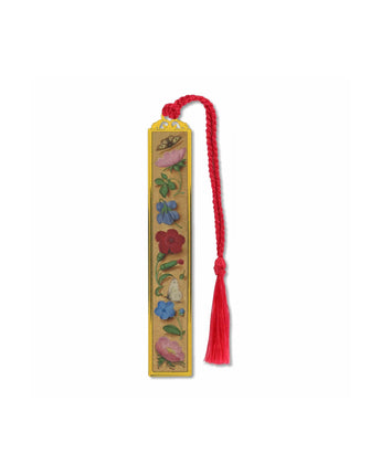 Milady's Flowers Metal Bookmark