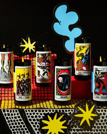Mystery Tarot Card Candle