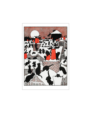 Charles Robinson: A Black Cat Holiday Small Boxed Cards