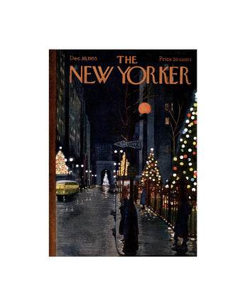 Street Lights New Yorker Holiday Cards