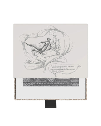 Edward Gorey: The Fraught Settee Slipcase Boxed Notecards