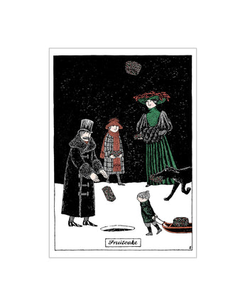 Edward Gorey: Fruitcake Holiday Cards