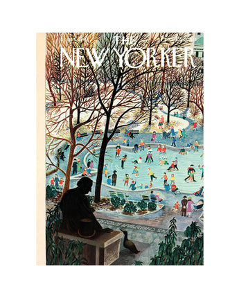 Ice Skating in Central Park New Yorker Boxed Notecards