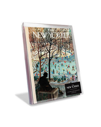 Ice Skating in Central Park New Yorker Boxed Notecards