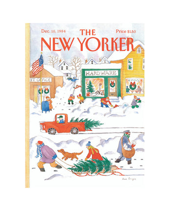 Suburban Winter New Yorker Boxed Notecards