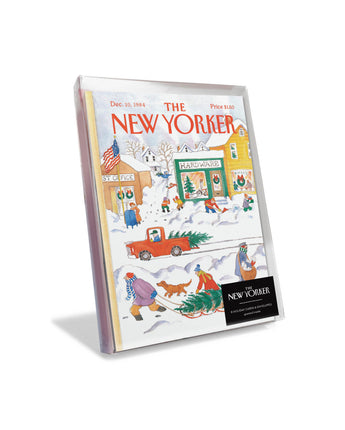 Suburban Winter New Yorker Boxed Notecards