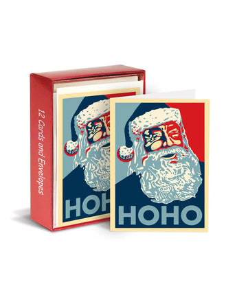 President Santa Holiday Boxed Notecards
