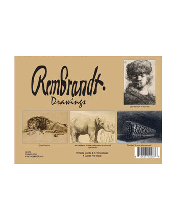 Rembrandt Drawings Boxed Notecards