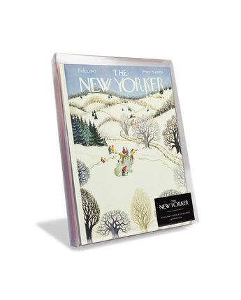 Snow Day at the Pond New Yorker Boxed Notecards