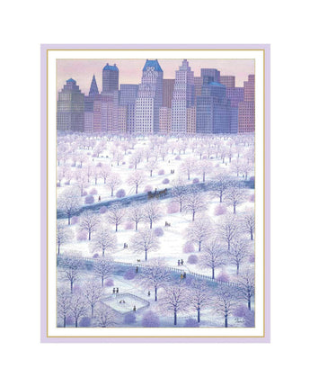 Snow Over Central Park Holiday Boxed Notecards