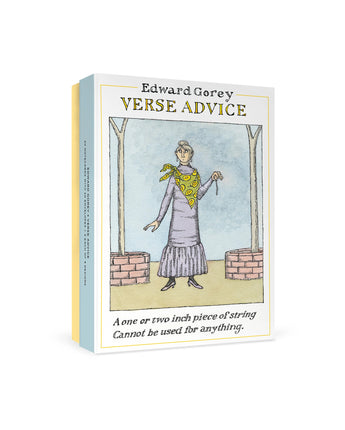Edward Gorey: Verse Advice Boxed Notecards