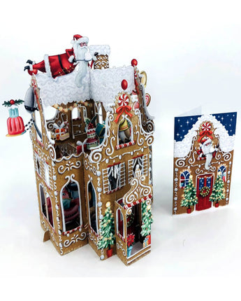 Gingerbread House 3D Holiday Card