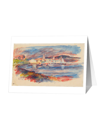 Renoir: Fishing Village Notecard