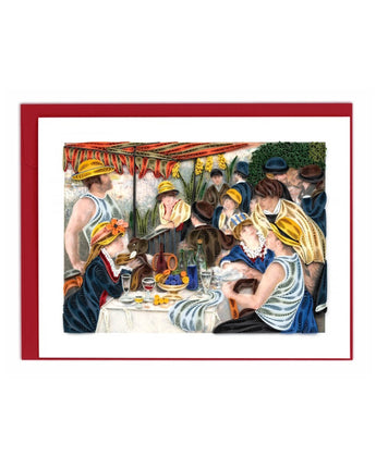 Renoir The Luncheon of the Boating Party Quilling Notecard