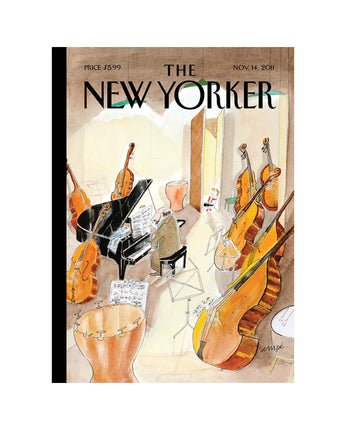 Music Teacher New Yorker Cover Notecard
